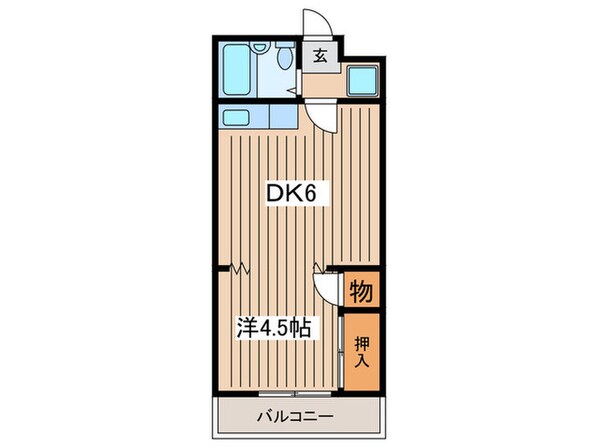 ハイツビバリ－ヒルズの物件間取画像